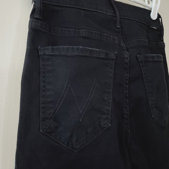 MOTHER Denim The Insider Crop Step Fray Guilty Racer - Picture 13 of 16